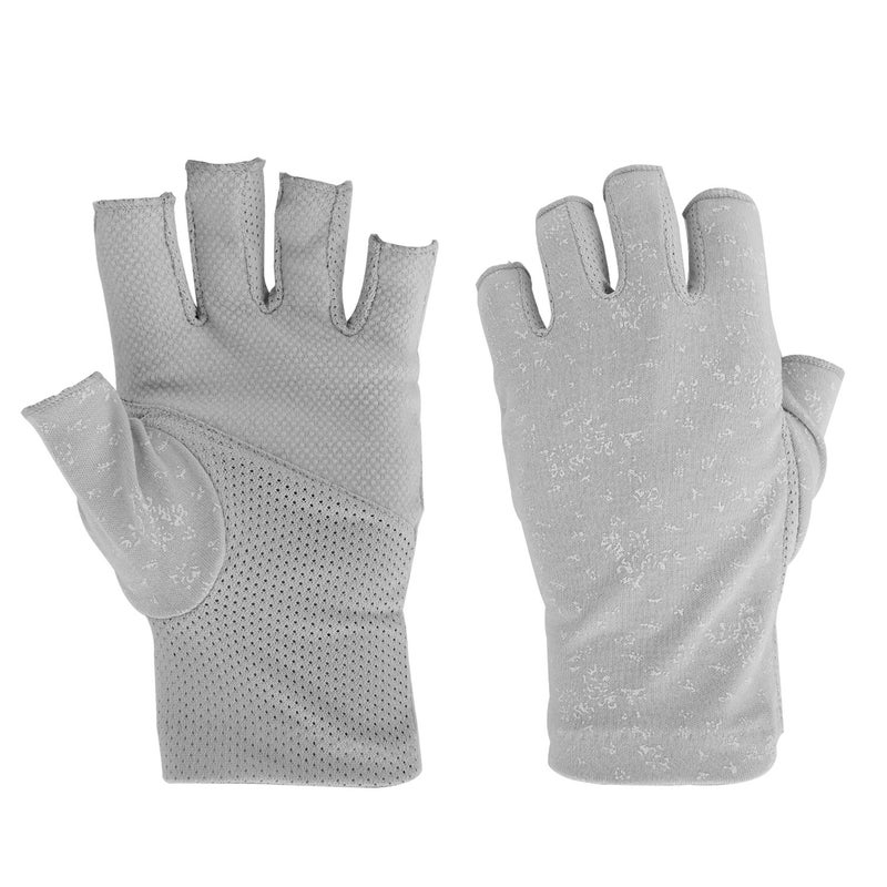 Ylucky Lightweight Summer Fingerless Gloves Men Women UV Sun Protection Driving Cotton Gloves Nonslip Touchscreen Mittens - Image 1